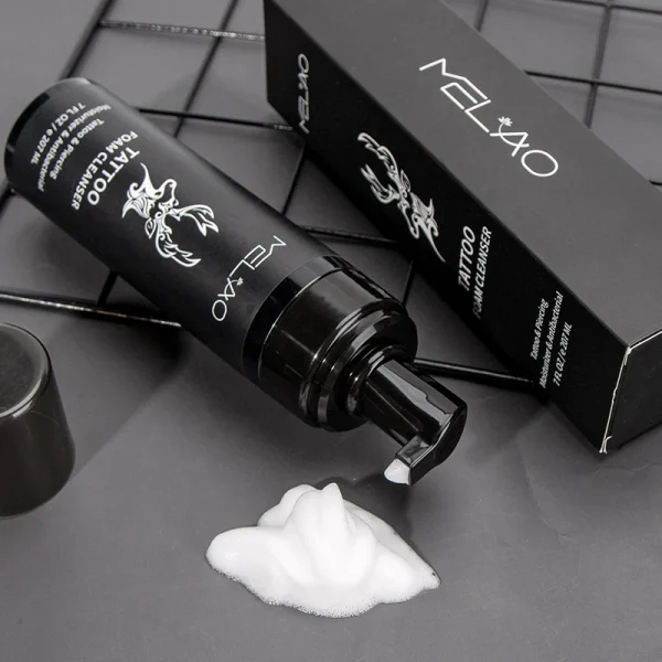 OEM 100% Natural Organic Vegan Cleansing Tattoo Ink Wash Spray Foaming Soap Tattoo Cleanser Tattoo Aftercare Moisturizing Soap - Image 2