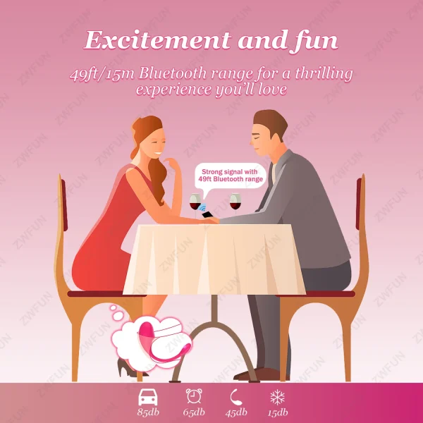 Wearable Panty G-spot Vibrator Dildo APP Control Distance Silicone Vibrating Panties Vaginal Adult Sex Toys for Women and Couple - Image 3