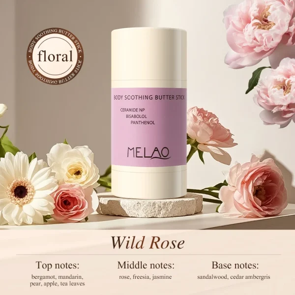 MELAO Private Label Vitamin C Lightening Firming Bleaching Cream Women Body Lotion Whitening Lotion BODY SOOTHING BUTTER STICK - Image 3