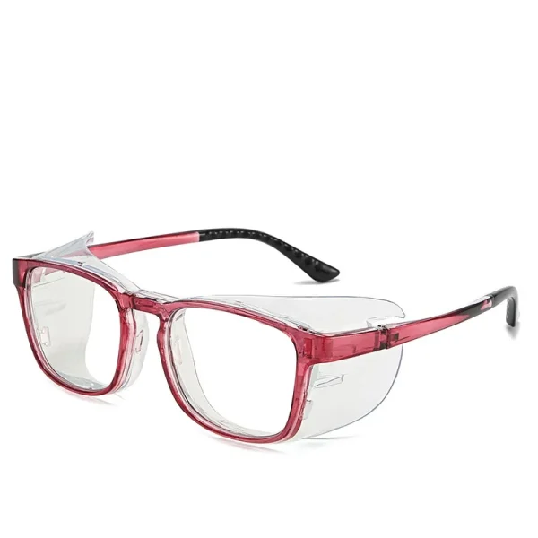 Custom Prime Quality Side Shield Anti-Fog Safety Full Frame Ansi Z87.1 Safety Glasses Anti Blue Light Frames - Image 2