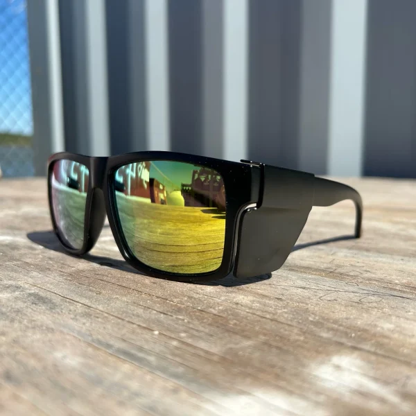 High Quality Custom Ansi Z87.1 Wholesale Cycling PC Lens Side Shield Safety Sunglasses Men Women 2025 - Image 4