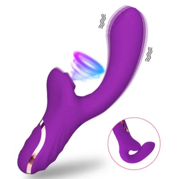 USB Power Clitoral Sucking Vibrator for Women Rose and Dildo Type Couple Vibrators Massaging Clit - Image 5