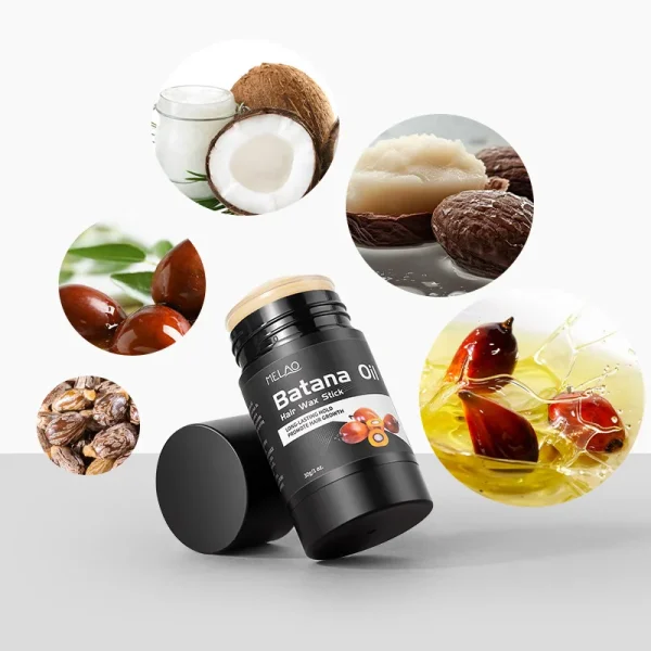 Custom Labels Strong Hold Edge Control Non Toxic Hair Wax Stick With Batana Oil Hair Wax Stick - Image 5