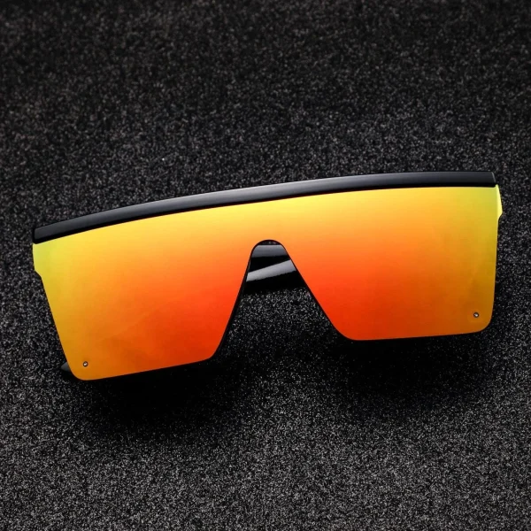 2025 Factory Custom Logo Oversized Square Sunglasses Men Women High Quality Mirror Lens Sun Glasses - Image 5