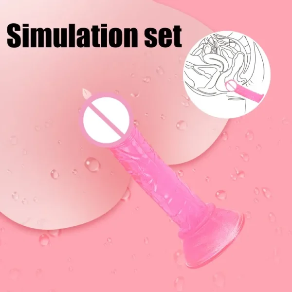 Real Women's Dildo Soft Jelly Penis Sucker Lesbian Masturbator for Vagina Anal Plug Woman Dildo's Adult Sex Toys Sex Shop - Image 2
