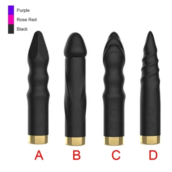 Rechargeable USB Bullet Vibrator Multi-Shaped Adult Sex Toy for Women Mini Size Metal Clit Clitoris Stimulator - Image 3