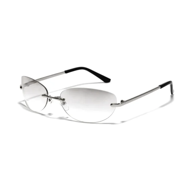 Y2k Retro Rimless Sunglasses New Women Mne Luxury 2000'S Punk Sun Glasses UV400 Female Shades Eyewear Fasion Eyeglasses Oculos - Image 4