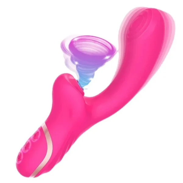 USB Power Clitoral Sucking Vibrator for Women Rose and Dildo Type Couple Vibrators Massaging Clit
