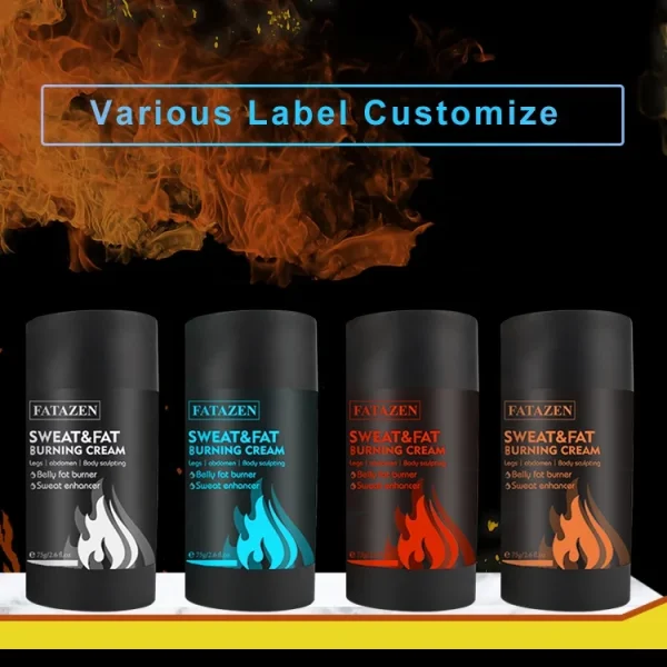 Fatazen Wholesale Weight Loss Belly Waist Cellulite Firming Fat Burning Hot Slimming Cream Burner Sweat Enhancer Gel Stick Sweat - Image 6