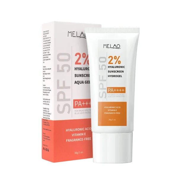 Invisible Private Label Broad Spectrum SPF 50 PA +++ Weightless Oil Free Water & Sweat Resistant Gel Texture Sunscreen