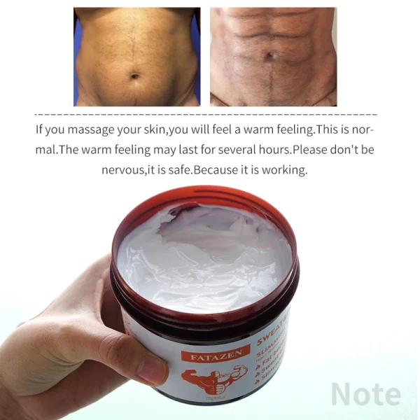 FATAZEN Private Label Slim Cream Weight Loss Fat Burning Slimming Gel Hot Cream Massage Body Cellulite Arm Slimming Cream - Image 5
