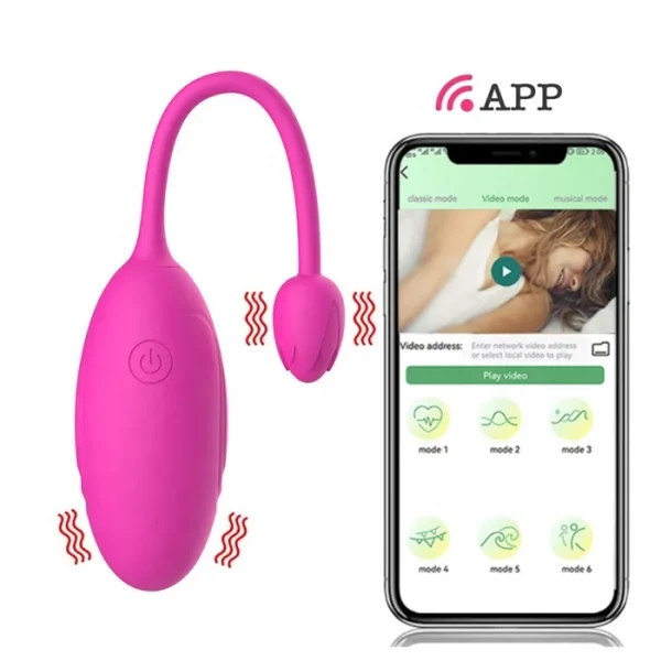 APP Remote Control Mini Sex Toys USB-Powered Bluetooth Long-Distance Vibrator for G-Spot & Clit Egg Vaginal Vibrators