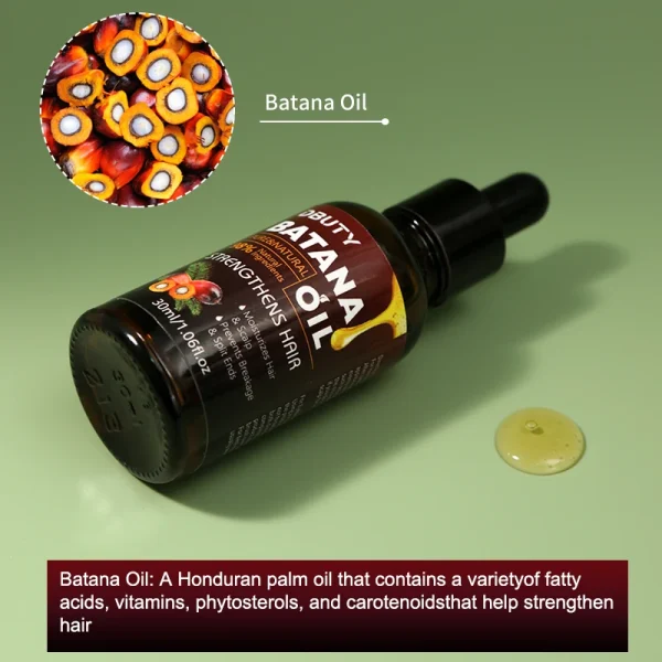 FATAZEN 100% Pure Cold Pressed Hair Strengthens Moisturizes Raw Batana Oil Advanced Miracle Essential Oil for Hair Growth - Image 4