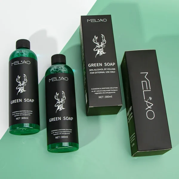 Pure Liquid Green Soap Tattoo Skin Deep Cleansing Tattoo Green Soap Tattoo Ahtercare - Image 5