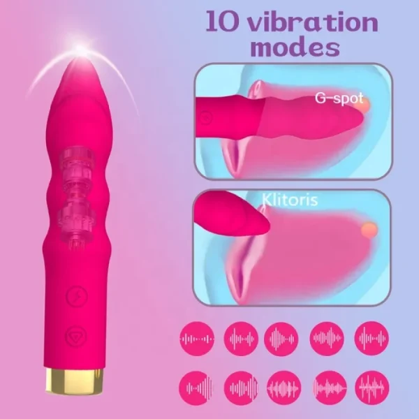 Rechargeable USB Bullet Vibrator Multi-Shaped Adult Sex Toy for Women Mini Size Metal Clit Clitoris Stimulator - Image 5