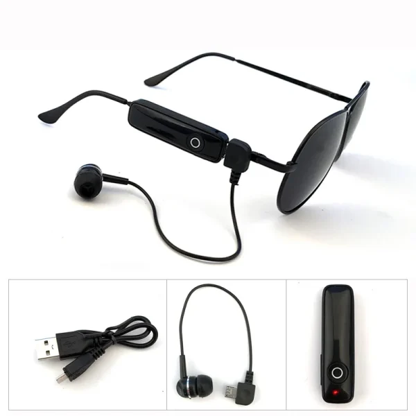 New Smart Headset Sunglasses Men Trendy Driving UV400 Toad Mirror Capable Audio Smart Earphone Sun Glasses - Image 2