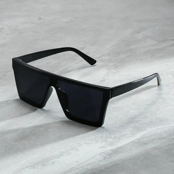 2025 Factory Custom Logo Oversized Square Sunglasses Men Women High Quality Mirror Lens Sun Glasses - Image 3