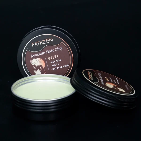FATAZEN Avocado Bee Wax Matte Shine Finish Original Hold Strong Hair Styling Hair Wax Pomade Men's Hair Clay for Men - Image 4