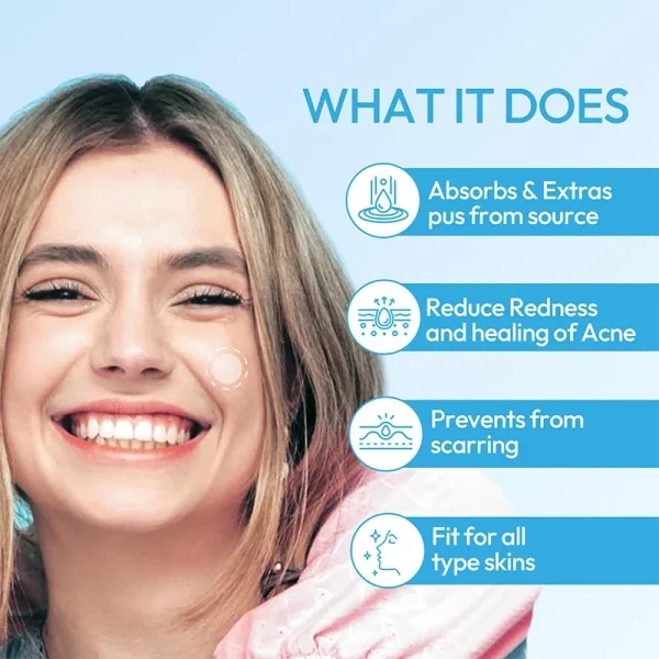 Day and Night Acne Pimple Patches for Face Invisible Spot Patches Covering and Blemishes with Tea Tree Salicylic Acid 30 Patches - Image 6