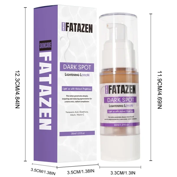 FATAZEN Wholesale Lightening Skin Anti Wrinkles Fast Brightening Dark Spots Remover OEM Facial Care Whitening Lotion for Women - Image 6