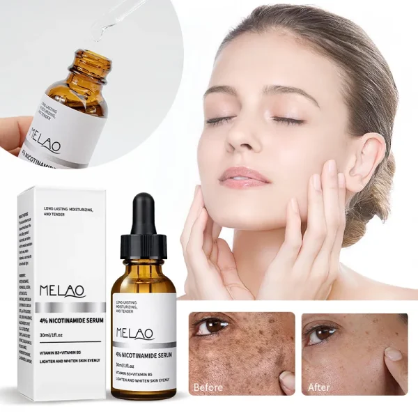 Korean Beauty Cosmetic Facial Skin Care Serum Collagen Anti Aging Whitening Face Care Vitamin C 4% Niacinamide Serum for Face - Image 3
