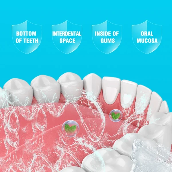 Private Label Cool Mint Mouth Wash Flavor Customize Oral Wash Teeth Cleaning Whitening Mouthwash Manufacturer - Image 5