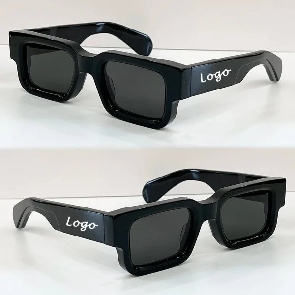 Hot Selling Luxury Brand square Punk Fashion Rectangle Sun Glasses Women Shades Men Sunglasses 2024 Custom Shades