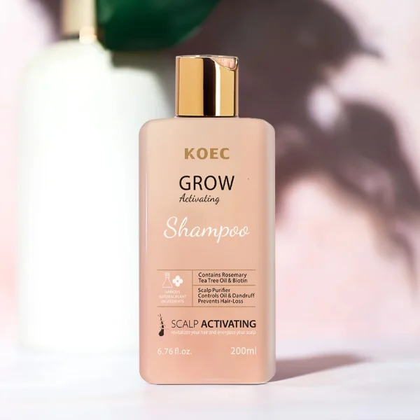KOEC Simply Grow Activating Shampoo Deeply Nourish Hair Anti Hair Loss Rosemary Scalp Treatment Growth Shampoo for All Hair Type