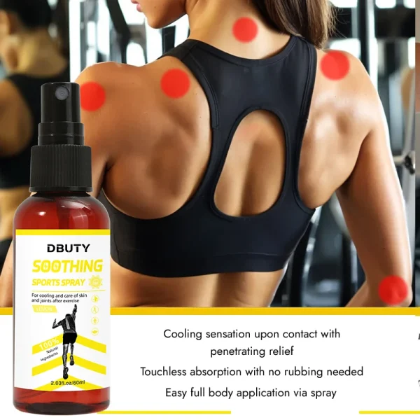 FATAZEN Pure Lemon Magnesium Oil Spray Muscle Relief Magnesium Sport Spray Private Label Refreshing Lemon Body Oil Spray - Image 2