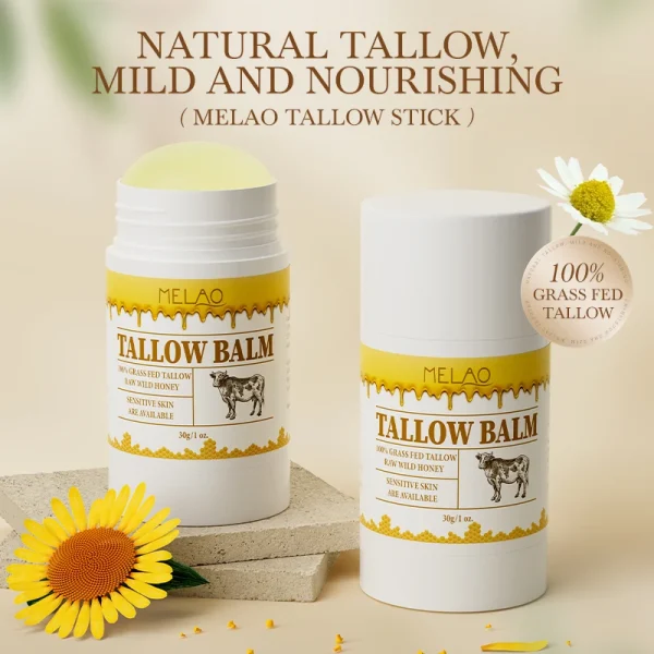 Natural Facial Private Label Body Lotions Vitamins Face Care Cosmetic Korean Skin Care Products Makeup Peptide Beef Tallow Stick - Image 3