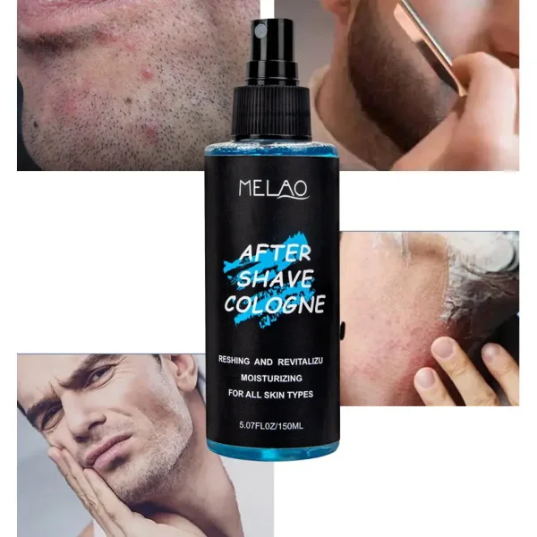 MELAO After Shave Private Label Brand Organic Natural Vegan Barber Soothing Moisturizing Aftershave Cologne for Men Beard Care - Image 4