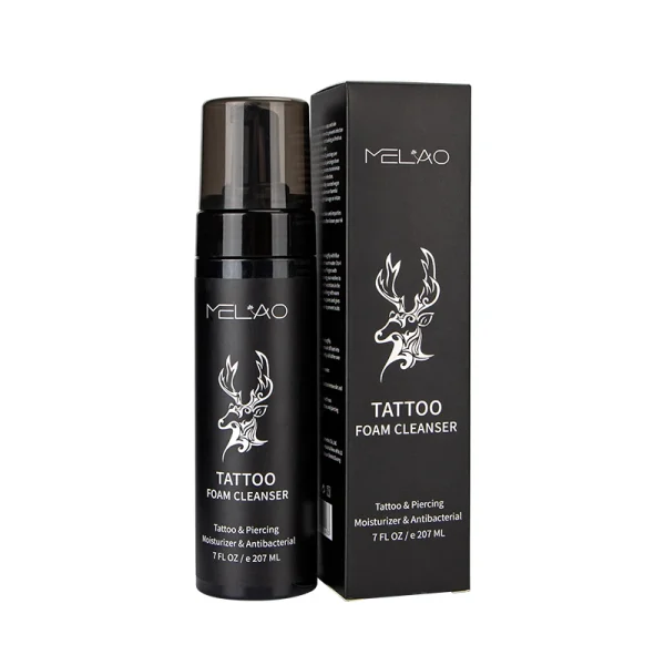 OEM 100% Natural Organic Vegan Cleansing Tattoo Ink Wash Spray Foaming Soap Tattoo Cleanser Tattoo Aftercare Moisturizing Soap - Image 6