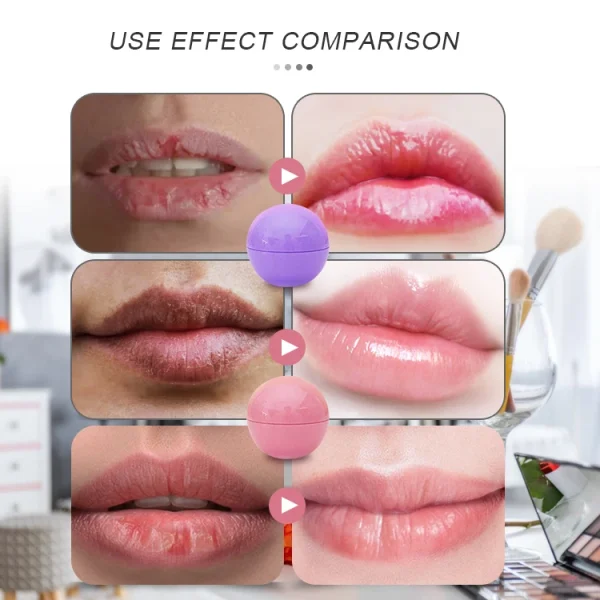 OEM/OEM Wholesale Organic Vegan Moisturizing Round Lip Balm Ball Container - Image 4