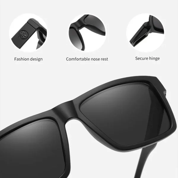 Classic Brand Polarized Lenses Side Shield Transparent Red Frame Custom Shades Sports Goggles Z87.1 Safety Sunglasses - Image 4