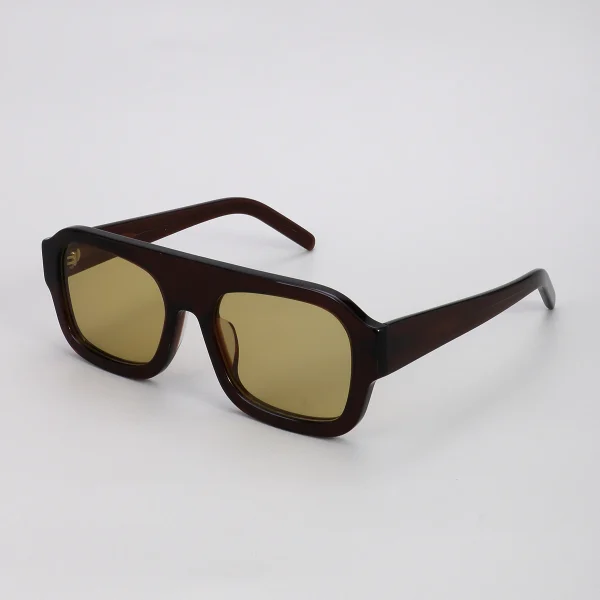 Big Vintage Sunglasses Men Oversized Frame Square Acetate Sun Glasses Women Polarized Sunshade Female - Image 2