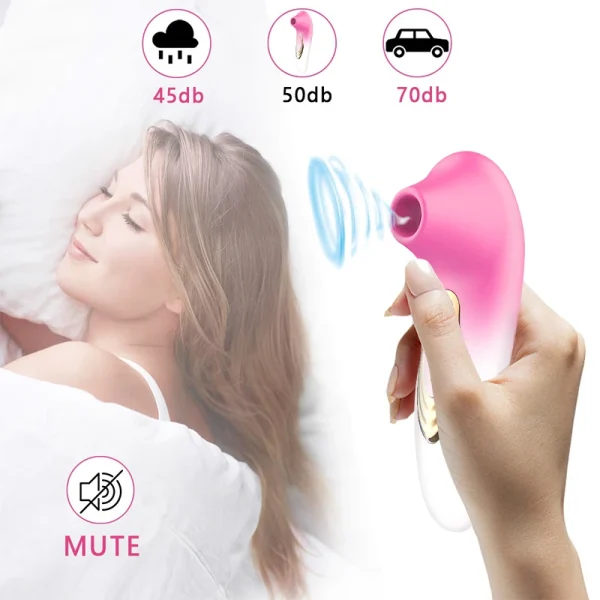Pink Zoom Mini G Spot Clitoral Sucking Vibrator for Women Female Adult Clit Sex Toy Silicone Vagina Sucker Vibrators 10 Speed - Image 5