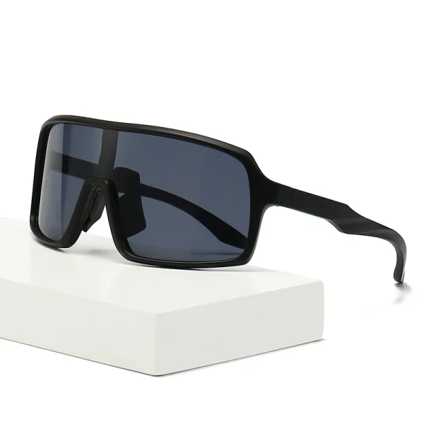 2366  Vintage UV400 High Quality Sunglasses pink Lens Large Frame Sports Sunglasses Cycling Sun Glasses - Image 6