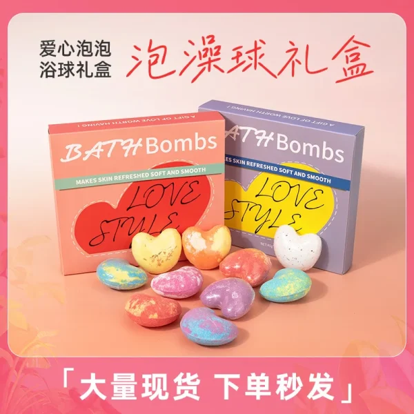 Bubble Custom Mini Kids Salt Bath Bomb Private Label Kit Surprise Making Organic for Kids Box Gift Set Wholesale Set Bath Bombs - Image 2