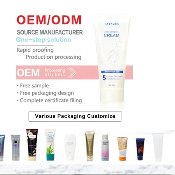5 Mins Efficiency Private Label Natural Organic Herbal Full Body Painless Depilatory Men and Women Permanent Hair Removal Cream - Image 6