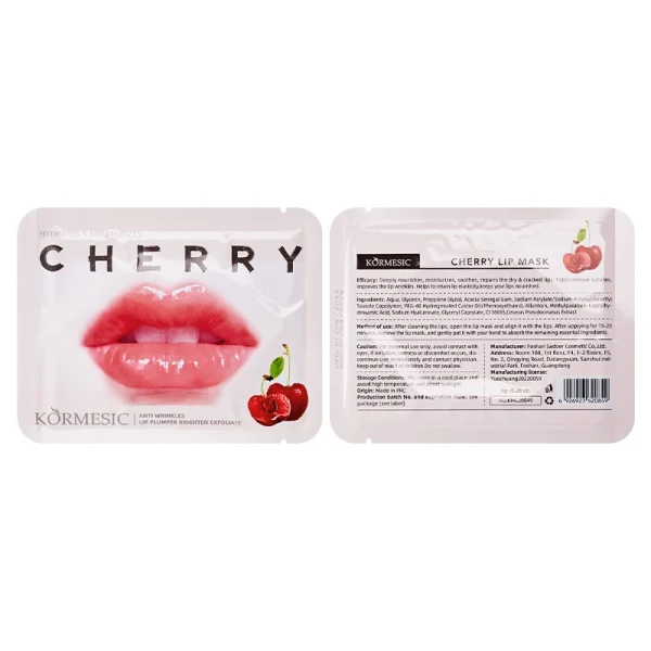 Lip Mask Collagen Lip Mask Patch Hot Sale Cherry Moisturizing Plumping Exfoliate Remove Fine Lines Dry Lip Skin - Image 6