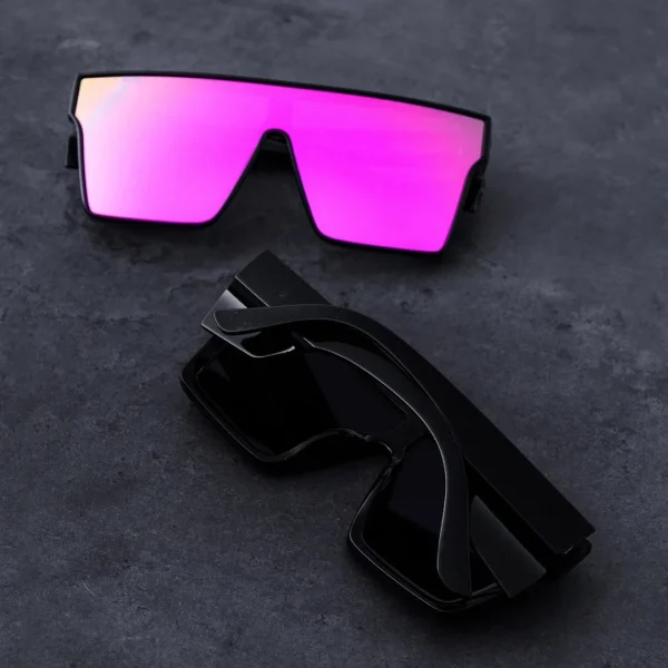 Trendy ANSI Z87 Designer High Quality Custom Logo Worker Sun Glasses Side Shield Safety Square Mirror Sunglasses - Image 5