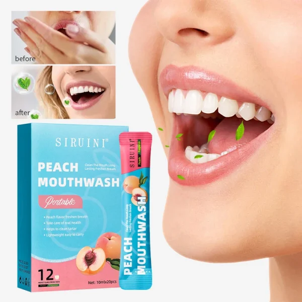 Dental Care Kit Tooth Vitamin E Dental Whitener Oral Care Hotel Amenities Teeth Whitening Kit Products Mouth Wash Mouthwash - Image 3