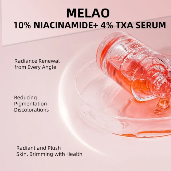 Cosmetic Moisturizer Facial Whitening Private Label Vitamin Skin Makeup Peptide Face Care Tranexamic Acid Niacinamide Face Serum - Image 2