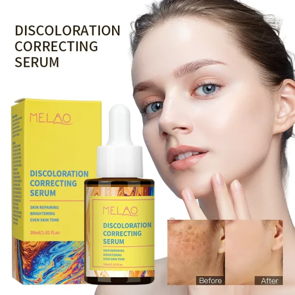 Anti Aging Lift Brightening Skin Care Hyaluronic Acid Vitamin C E Peptide Collagen Facial Discoloration Correcting Serum