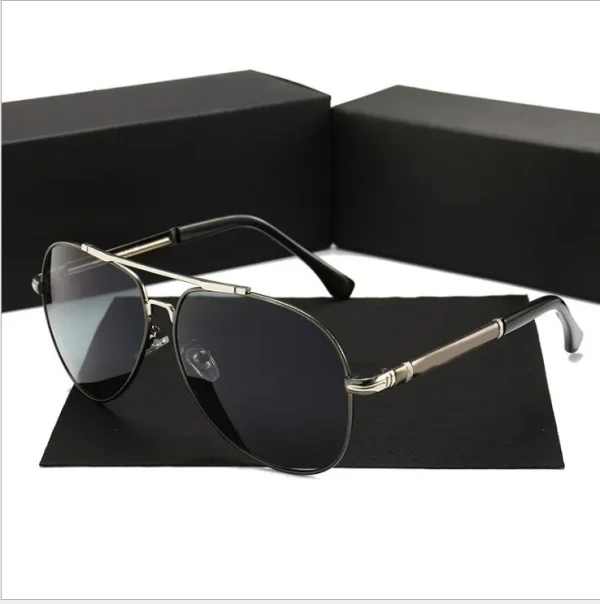 Classic High Quality Sun Glasses Polarized Men Brand Design Driving  Sunglasses River Eyewear Male - Image 3