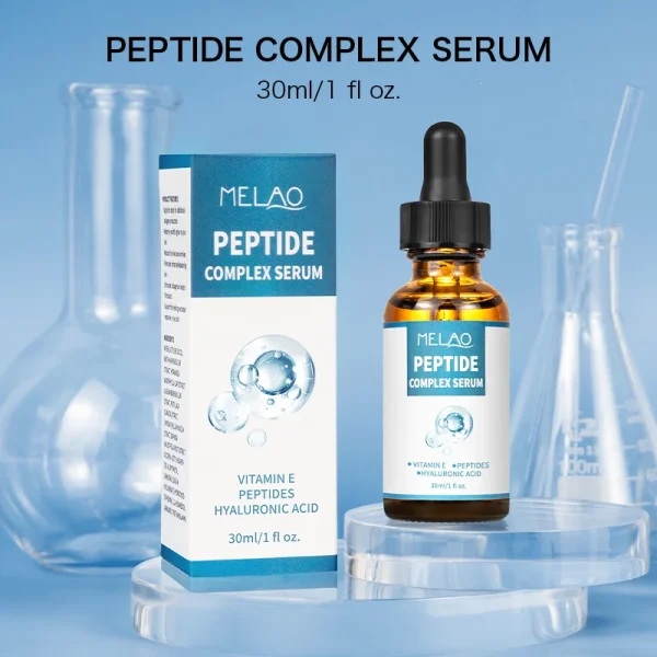 Anti Aging Lift Brightening Skin Care Hyaluronic Acid Vitamin C E Private Label Peptide Collagen Facial Serum - Image 5