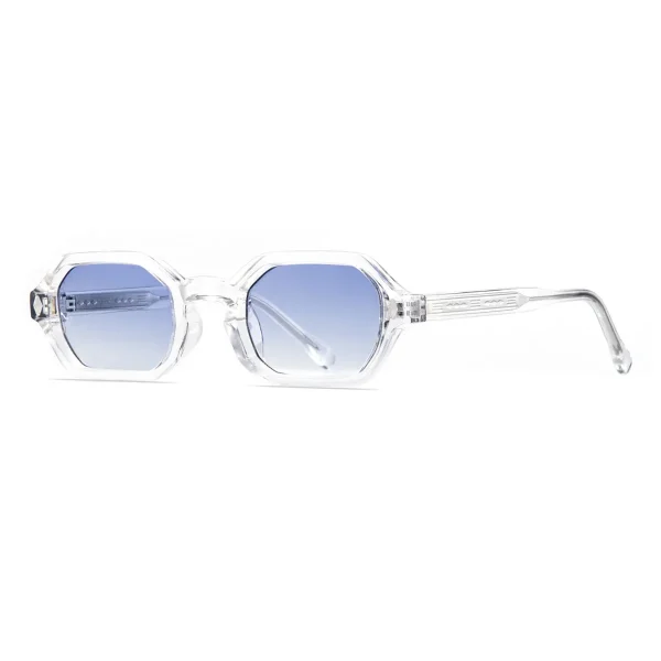SZ8108 New Fashion Classic Luxury High Quality Shades Designer Custom Logo Irregular PC+CP Frames Sunglasses Women Men - Image 4