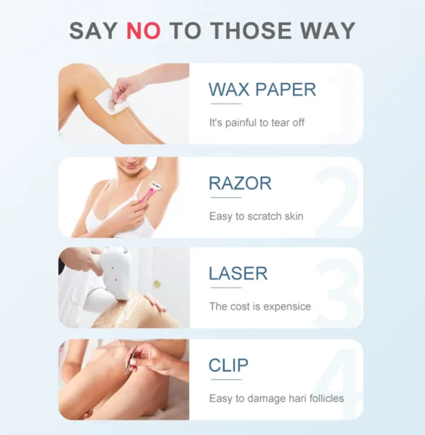 5 Mins Efficiency Private Label Natural Organic Herbal Full Body Painless Depilatory Men and Women Permanent Hair Removal Cream - Image 3