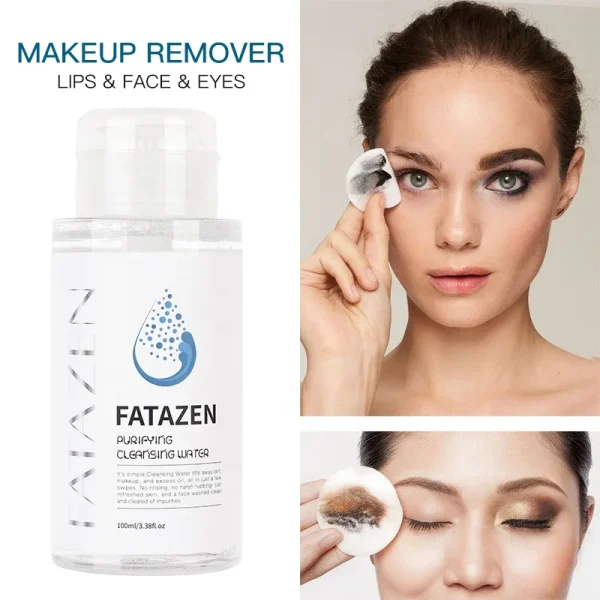 Private Label Organic Purifying Cleansing Water Face Eye Makeup Remover Water Base Facial Cleanser for Oily Skin Micellar Water - Image 2