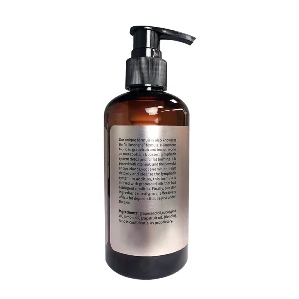 Wholesale Private Label 100% Pure Natural Body Care Weight Loss Anti Cellulite Fat Burning Slimming Body Hot Massage Oil for SPA - Image 3